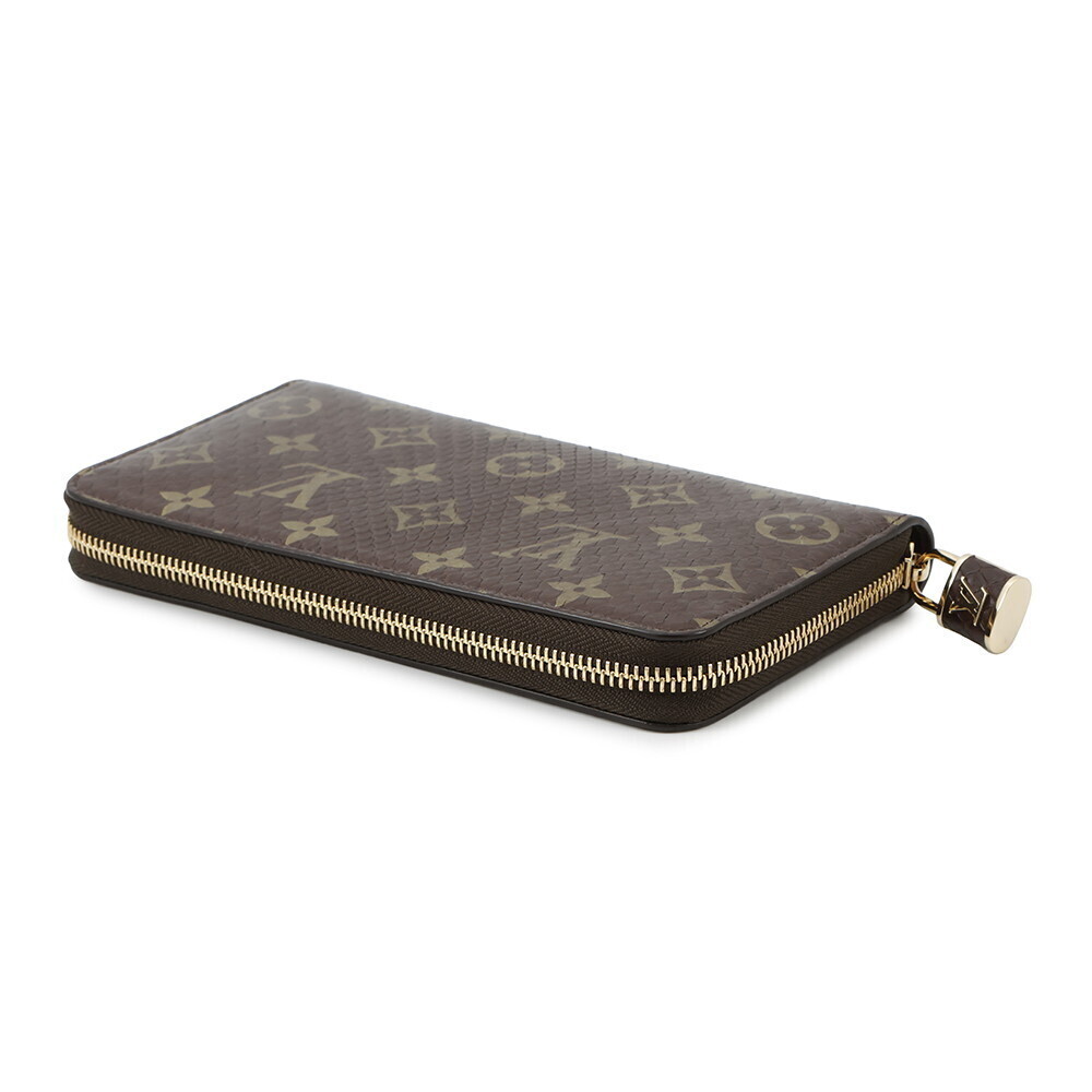 Louis Vuitton Monogram Python Zippy Wallet Round … - image 2